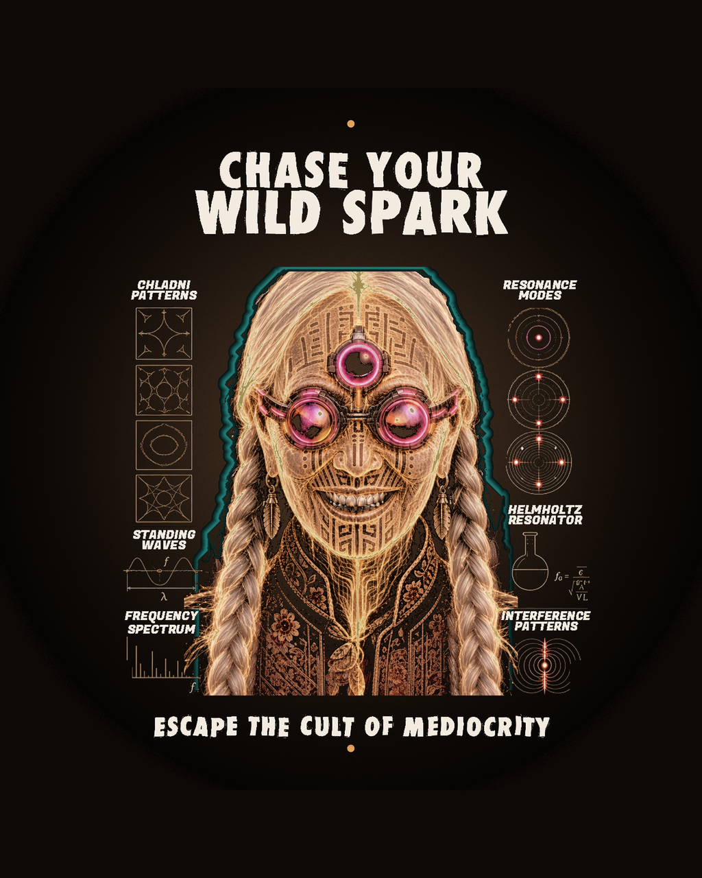 Escape the cult of mediocrity — print plate