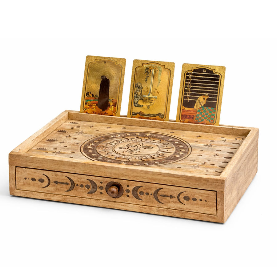 Sun and moon tarot box
