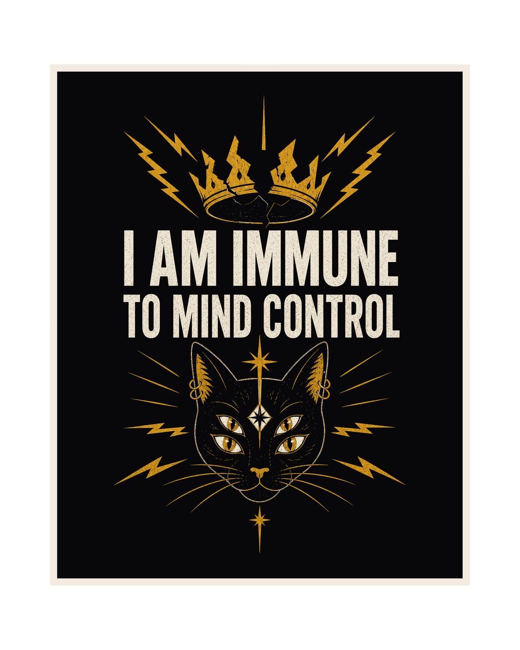 I am immune to mind control — the imprint